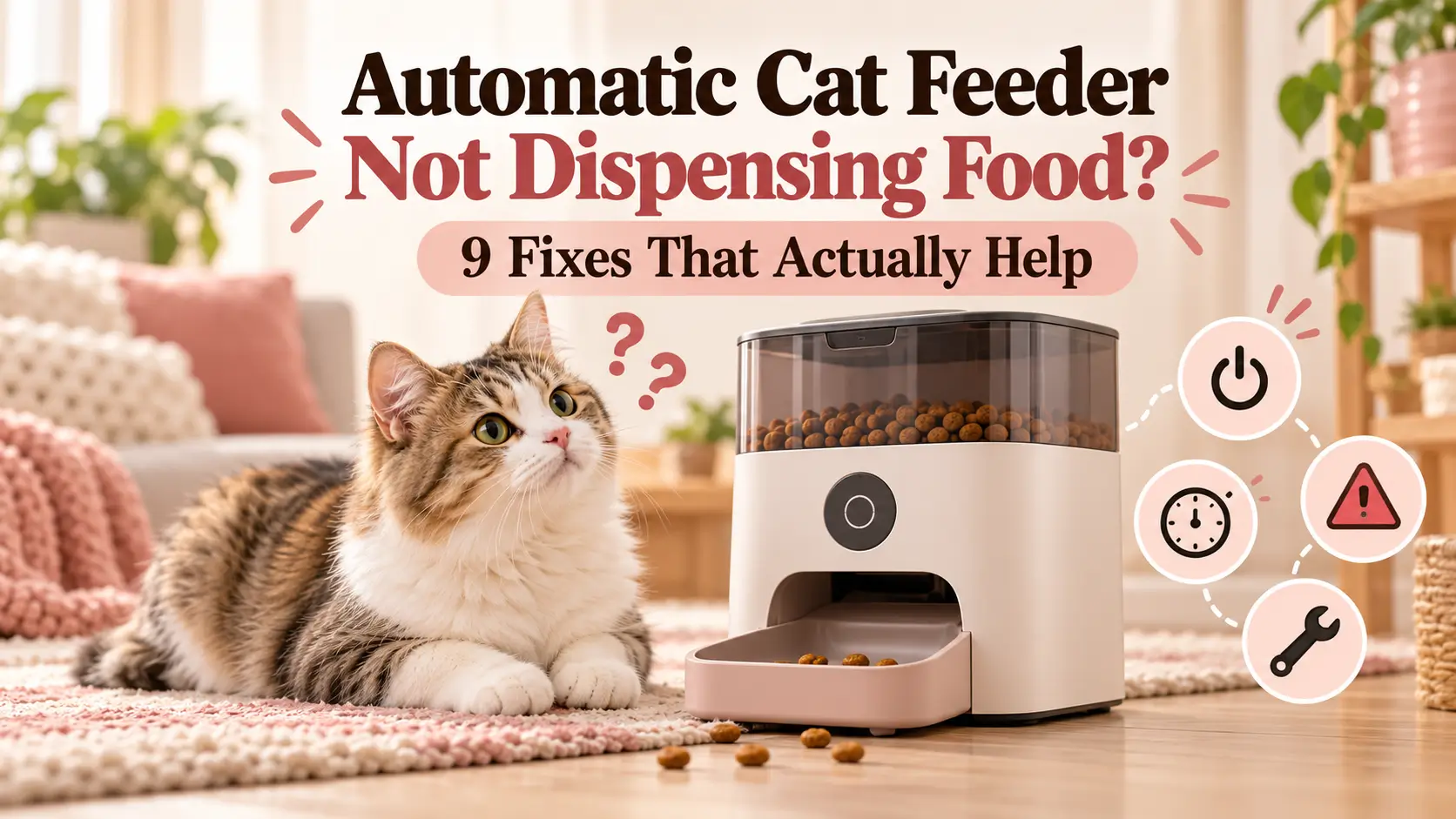 Automatic Cat Feeder Not Dispensing Food? 9 Fixes That Actually Help