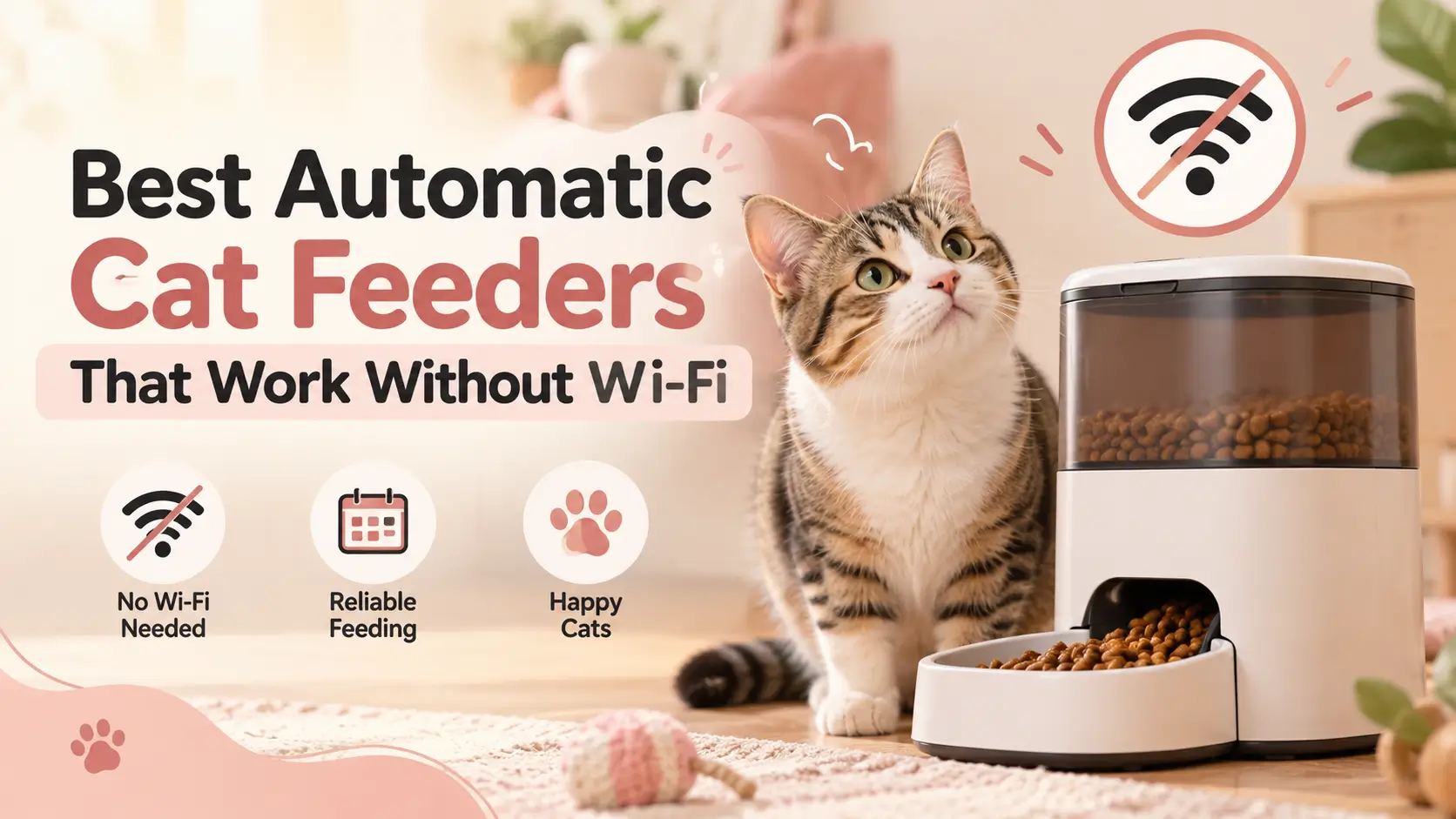 Best Automatic Cat Feeders That Work Without Wi-Fi (This Year Guide)