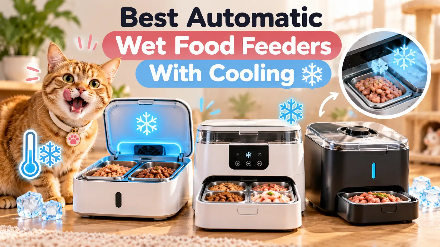Best Automatic Wet Food Feeders With Cooling (This Year)
