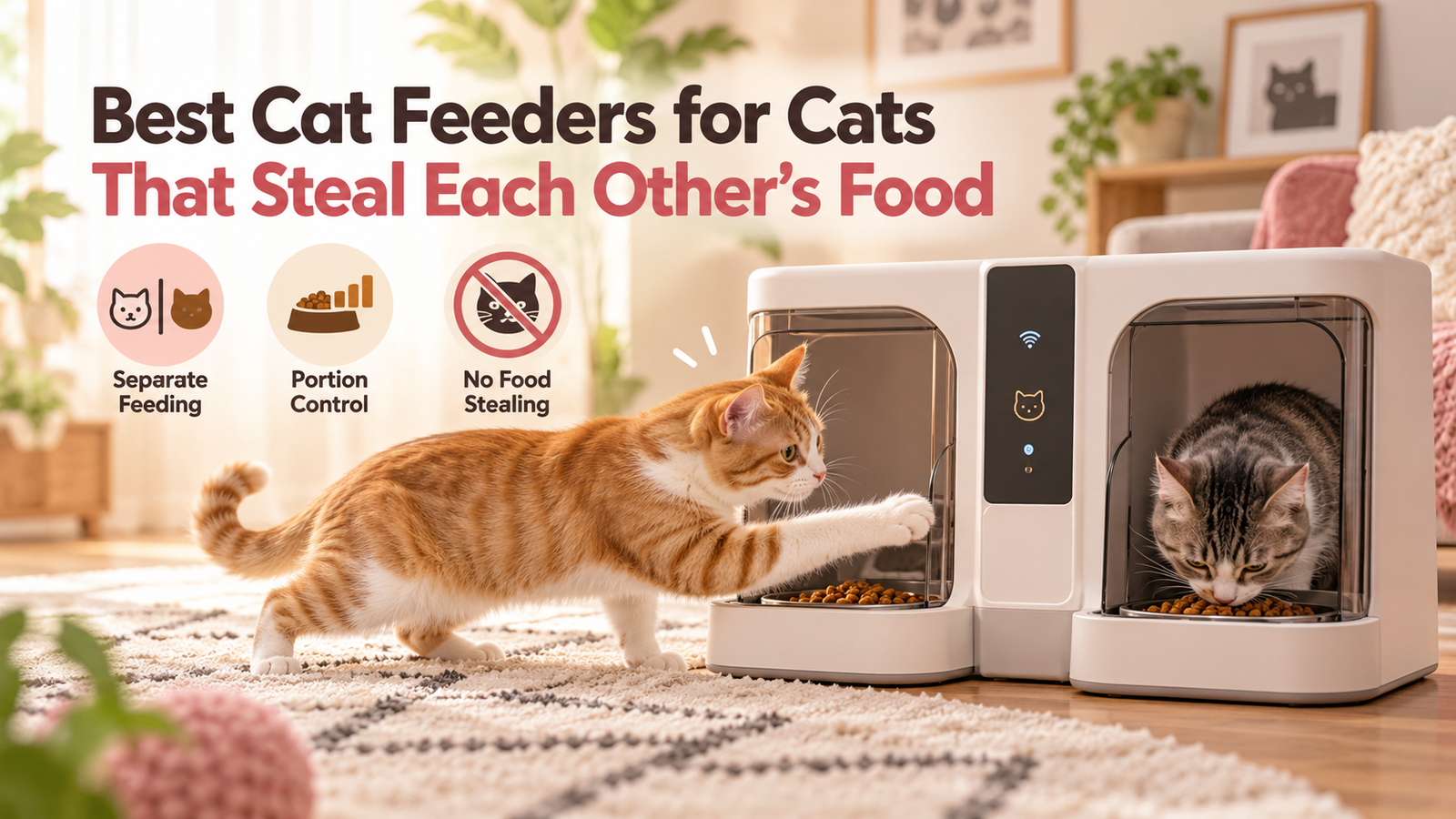 Best Cat Feeders for Cats That Steal Food (This Year)