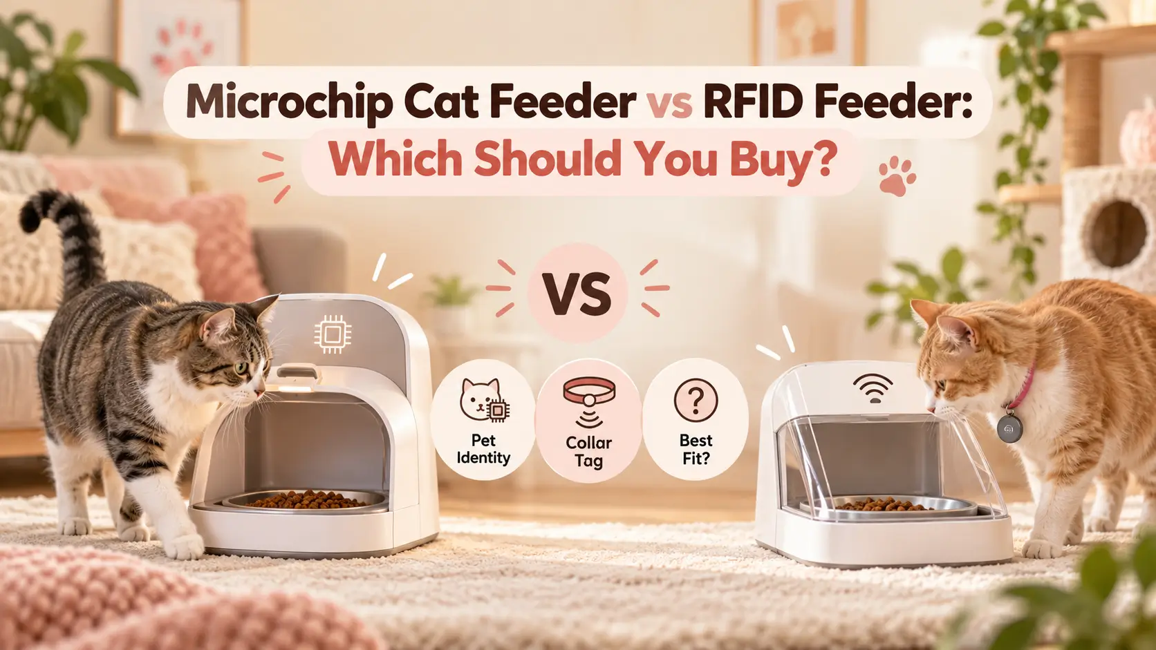 Microchip Cat Feeder vs RFID Feeder: Which Should You Buy?