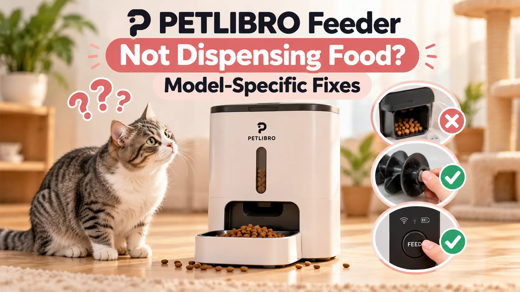 PETLIBRO Feeder Is Not Dispensing Food? Model-Specific Fixes
